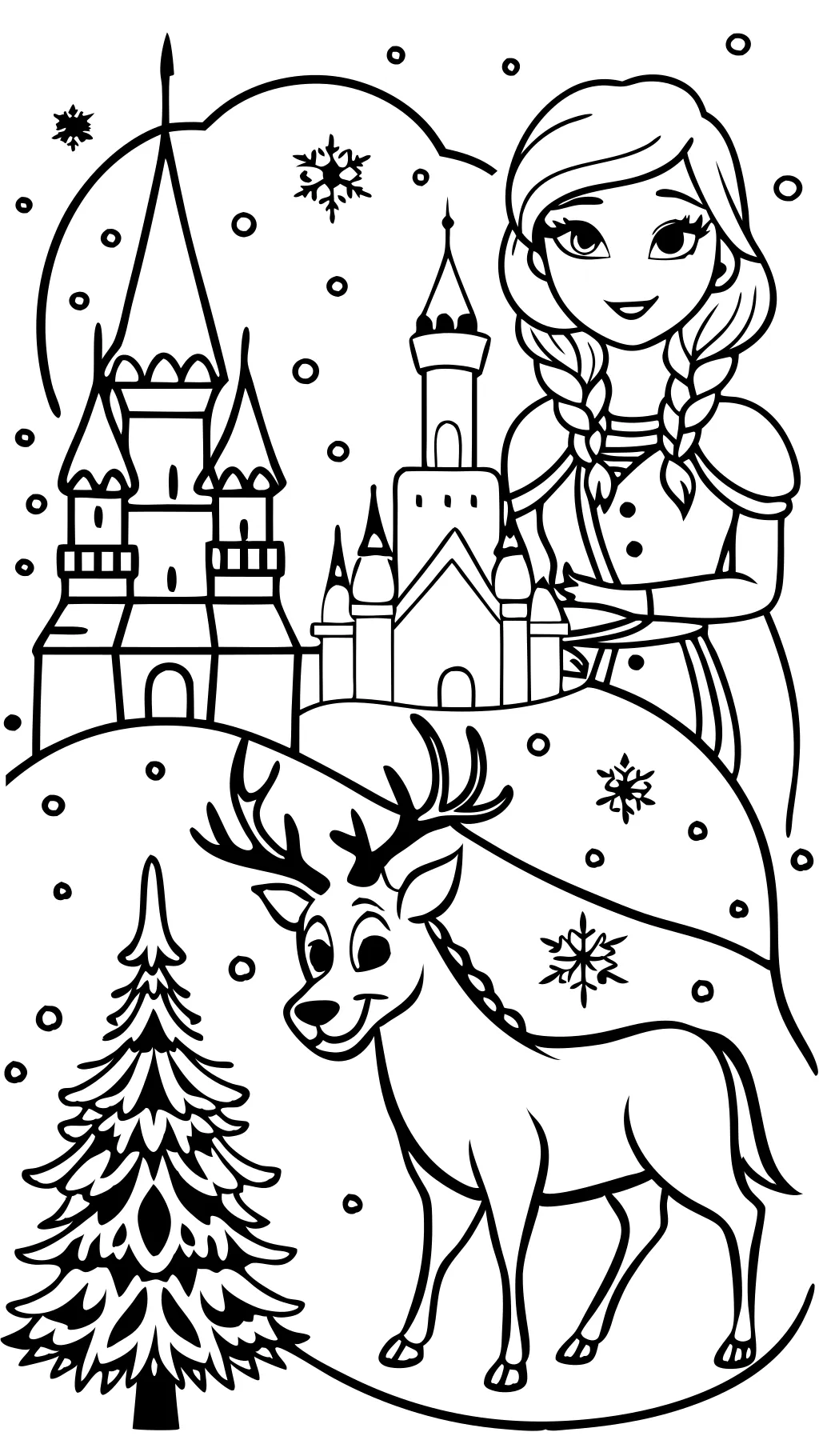 disney frozen movie coloring pages